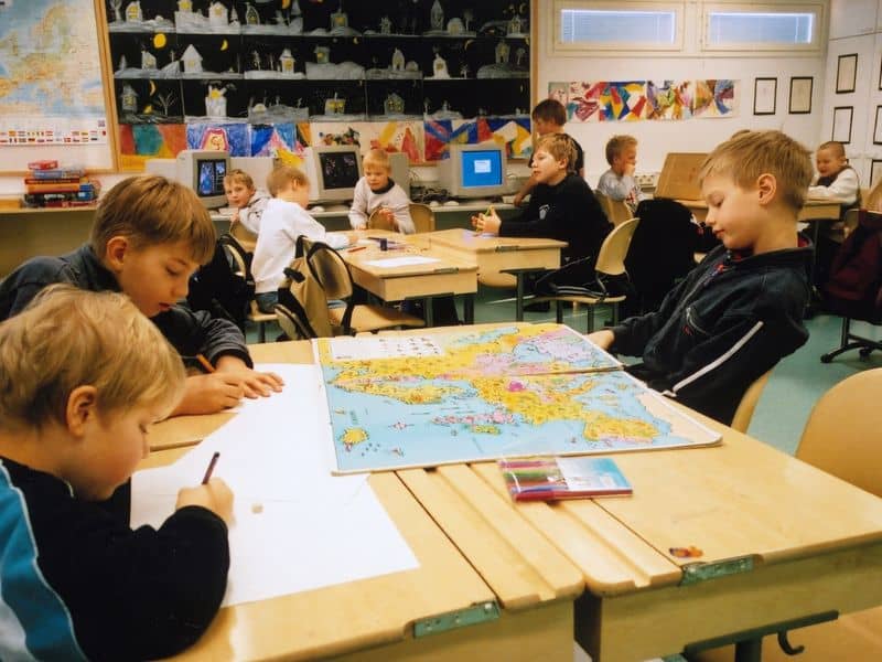 Học sinh được thoải mái trong giờ học là một trong nhiều lý do khiến giáo dục tại Phần Lan đứng đầu thế giới